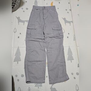 Devided Wide Leg Cargo Pants